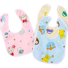 Best Quality Baby Neck Bib for 3 to 7 Years - 1Pc - Any Color and Design - CN - Rokomari